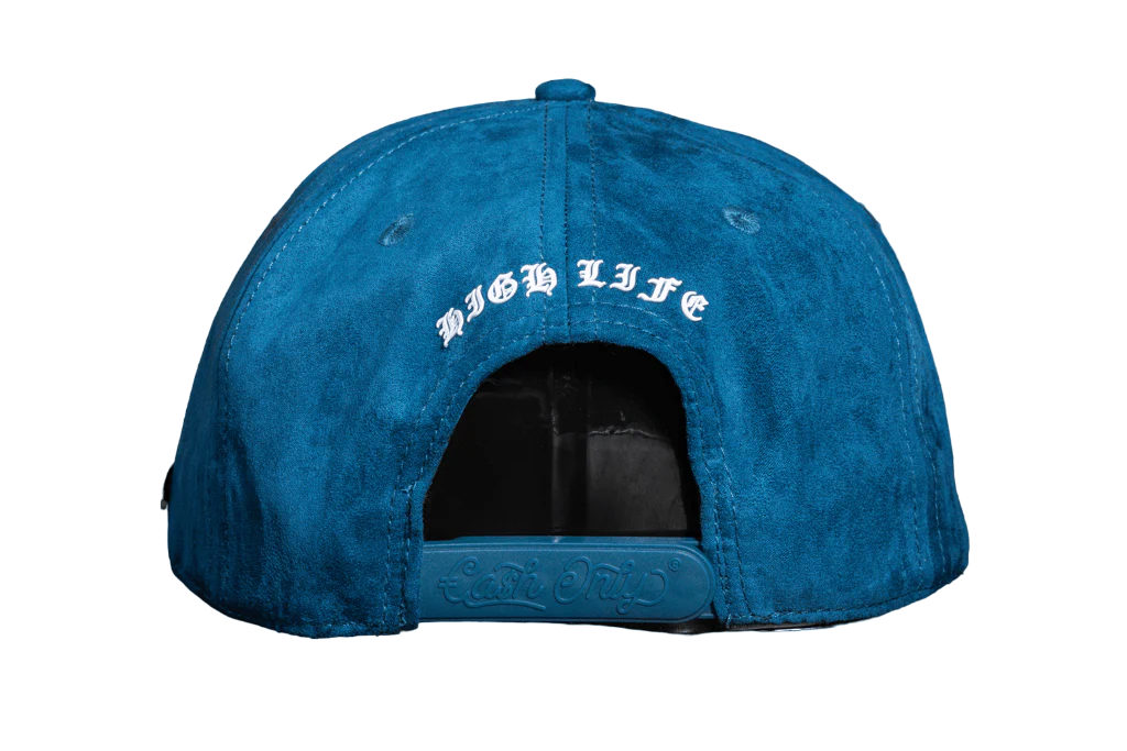 Gorra Cash Only Rich Dollar Blue Gamuza COARD-001