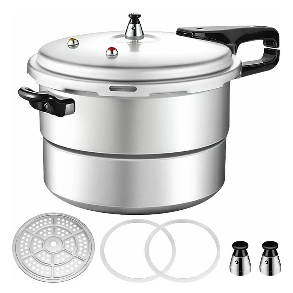 Olla De Presion Aluminio 9l Compatible Estufa De Inducción