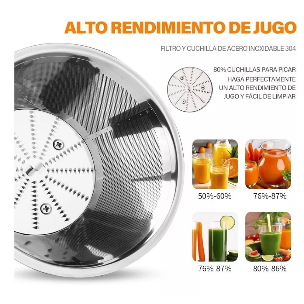 Extractor De Jugos, Estractor Fuerte Para Frutas Y Verduras