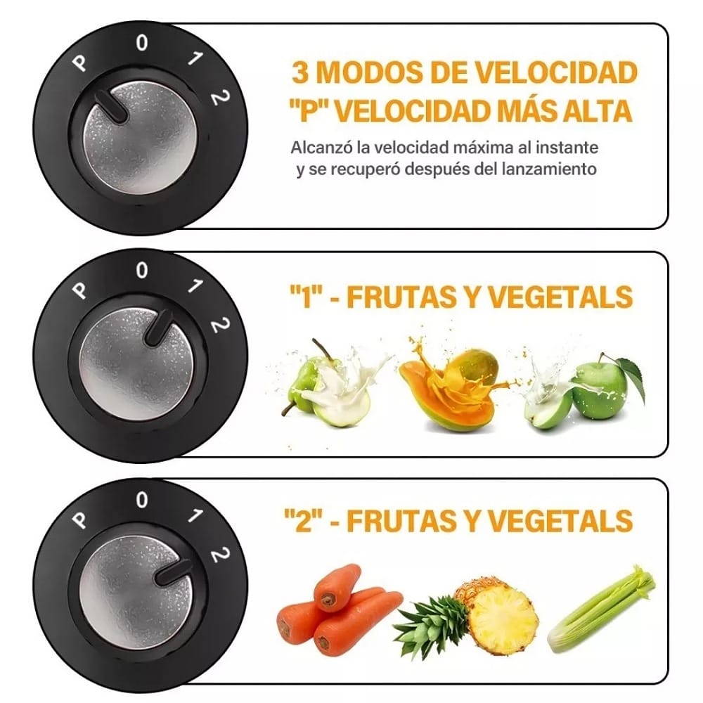 Extractor De Jugos, Estractor Fuerte Para Frutas Y Verduras