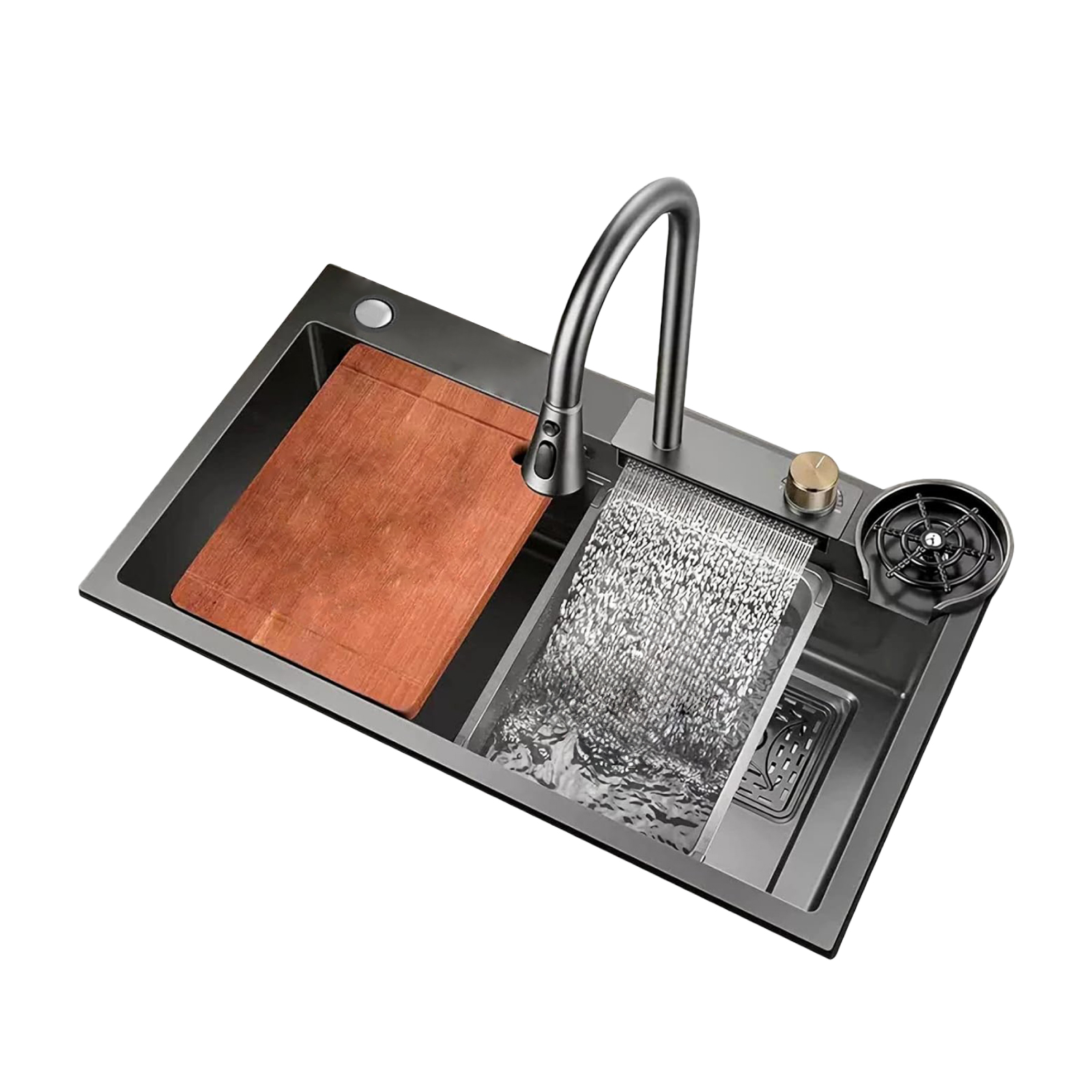 Tarja De Acero Inoxidable Onof Fregadero Cocina Inteligente