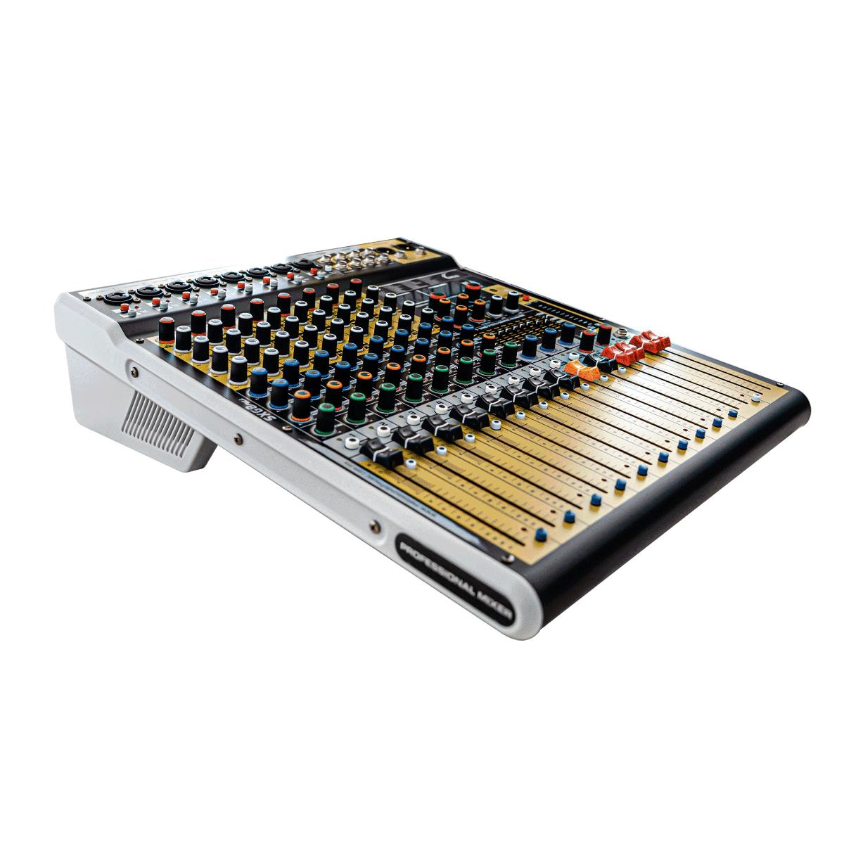 Mezcladora MELO SXG8 FULL 8 Canales Efectos,usb Y Bluetooth