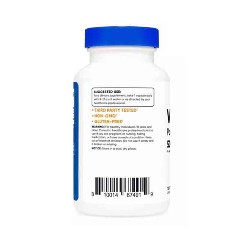 Vitamina B5 500mg Nutricost Acido Pantotenico 120 capsulas Vitamin B5