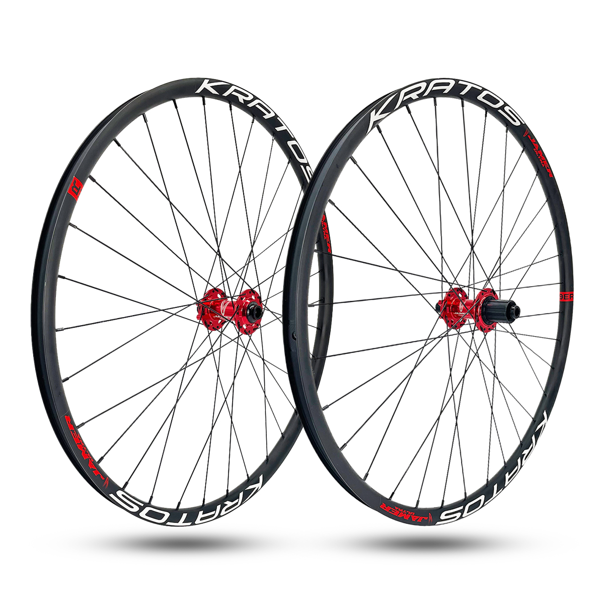 Par Rin Armado Bicicleta R29 Alum 8-12p Freno Disco 32h Maza Roja