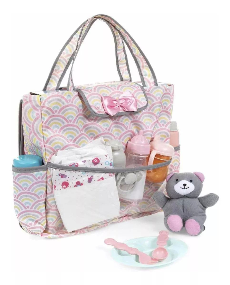 Pañalera de Juguete para niñas   11 Piezas