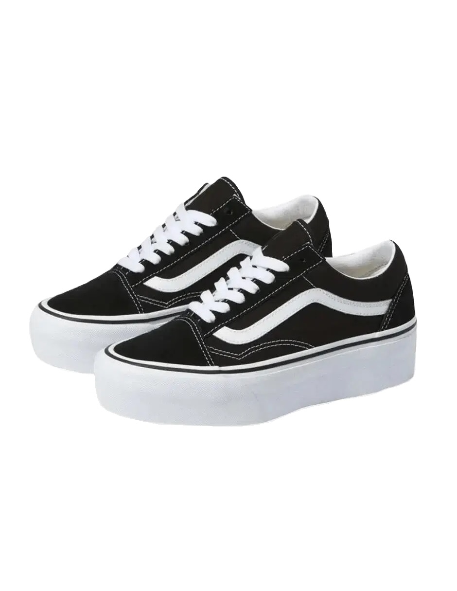 Tenis Vans Old Skool Stackfo Mujer Original VN0A7Q5M6BT