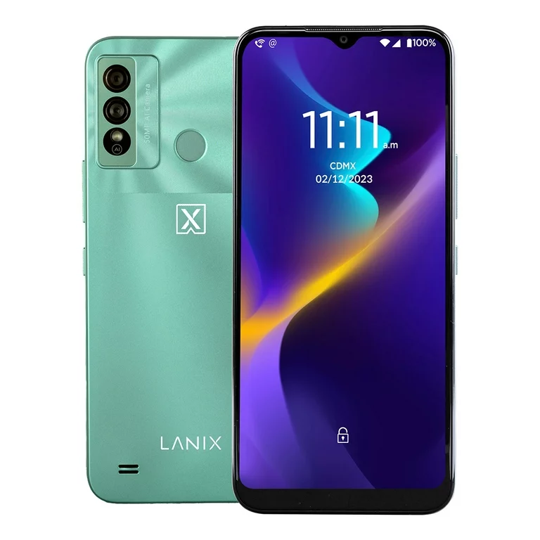 Smartphone Lanix Alpha 3R 128 GB 6 GB RAM Cámara -50+2 MP Verde.