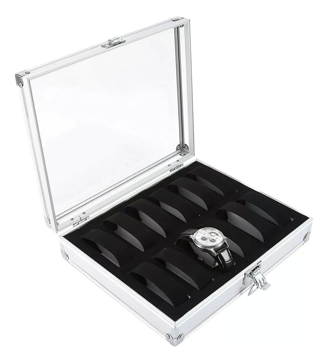 Estuche Organizador De Caja Para Relojes Y Joyas Porta Relojes.
