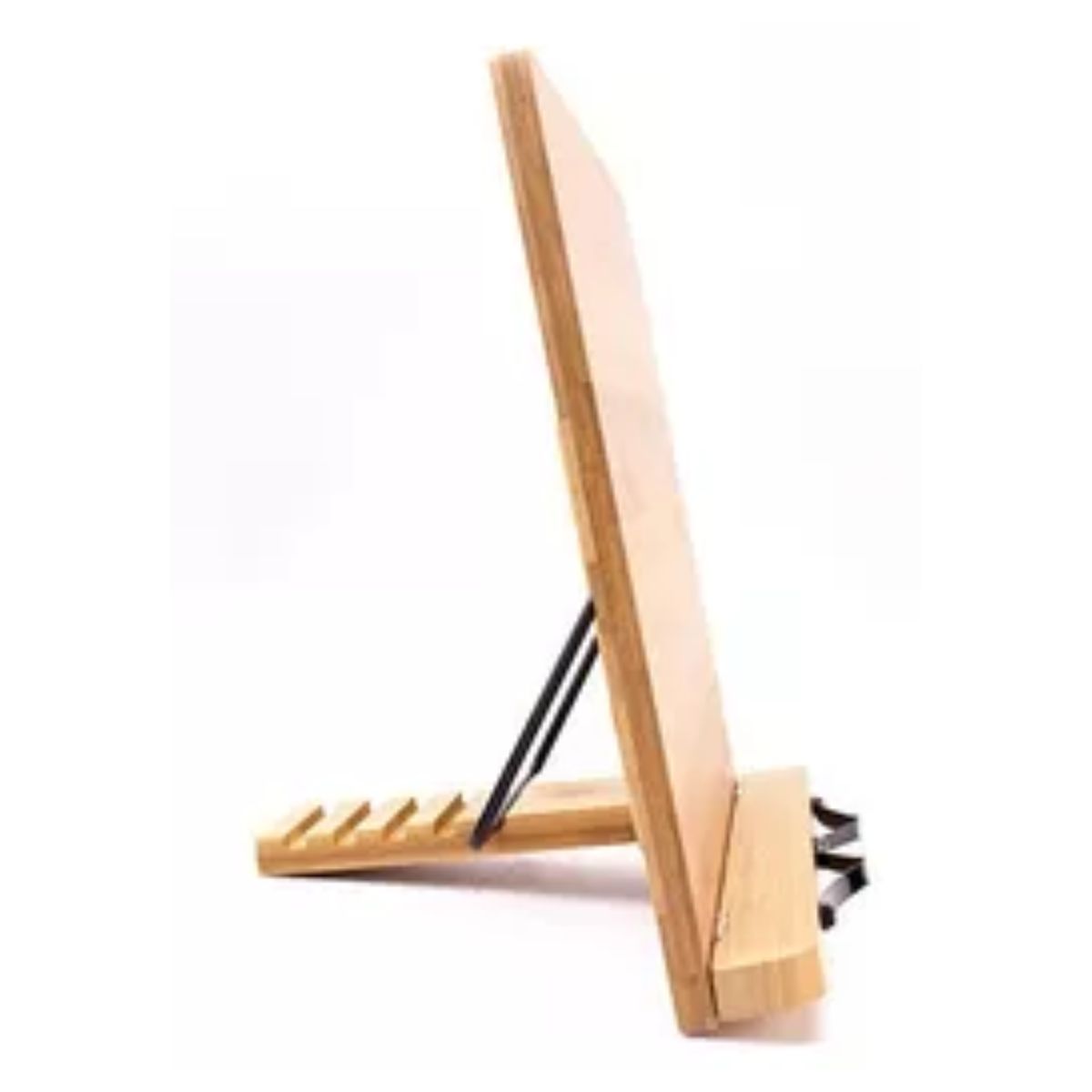 Estantería De Bambú, Soporte De Lectura Para Tablet Marron Claro