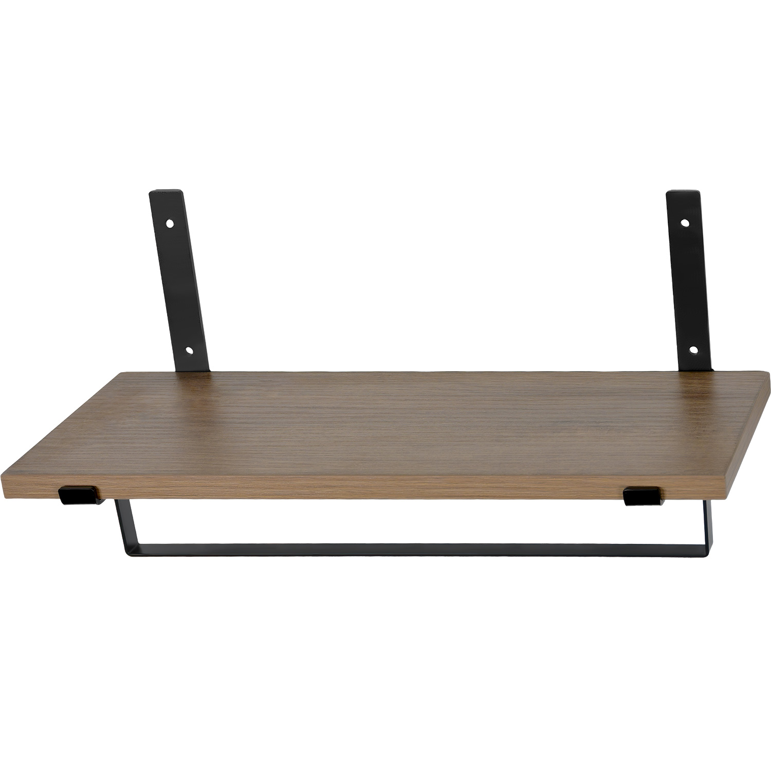 Set 4 Repisas Madera Flotantes Modernas Industrial 40x15 Cm 