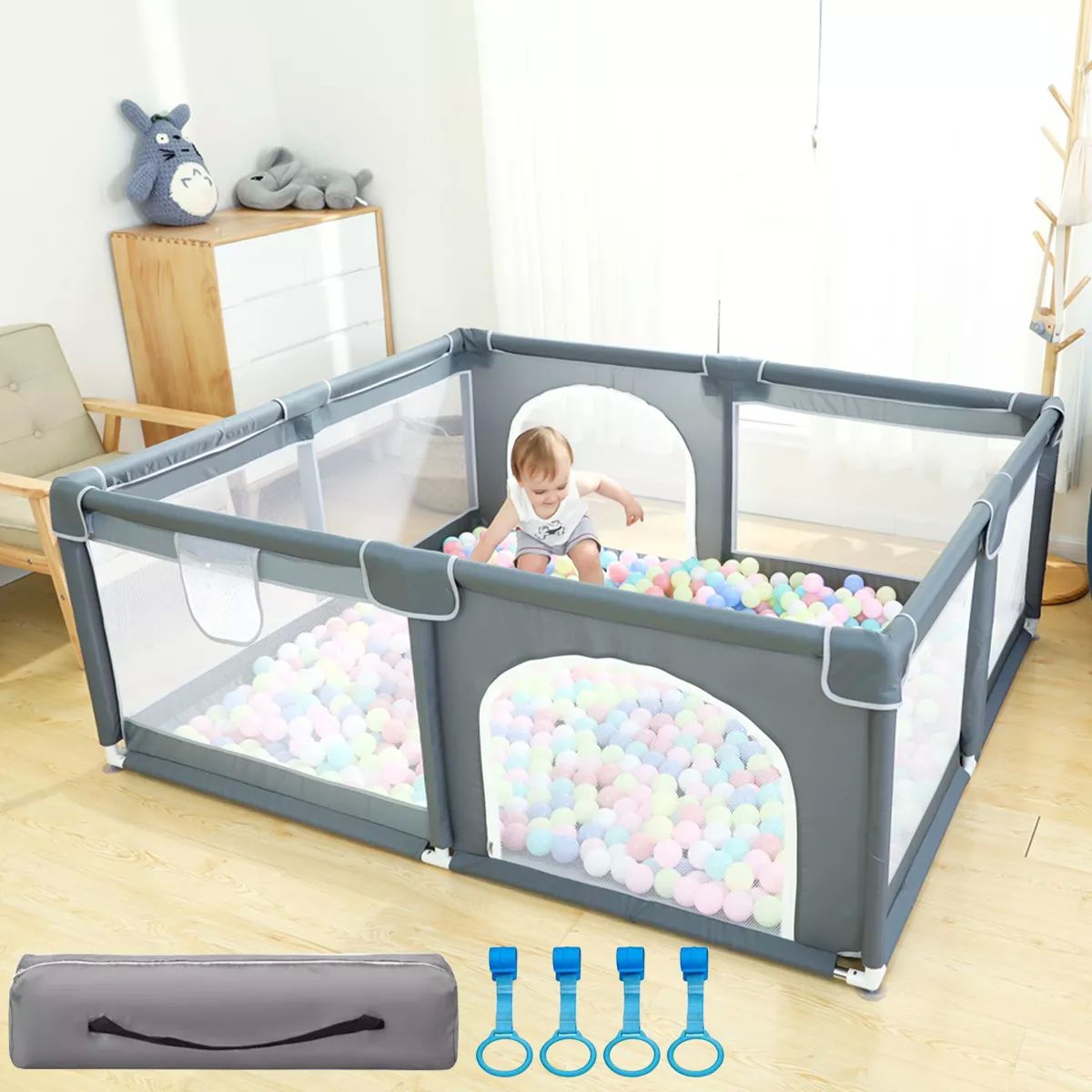 Corral Para Bebe Corralito Juego Plegable Infantil 150*180cm