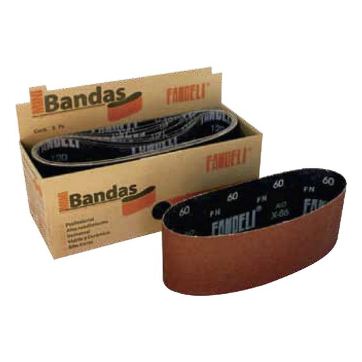 Banda Lija 3X24 G 060 Madera Metal X-86 Alo Fandeli 5588