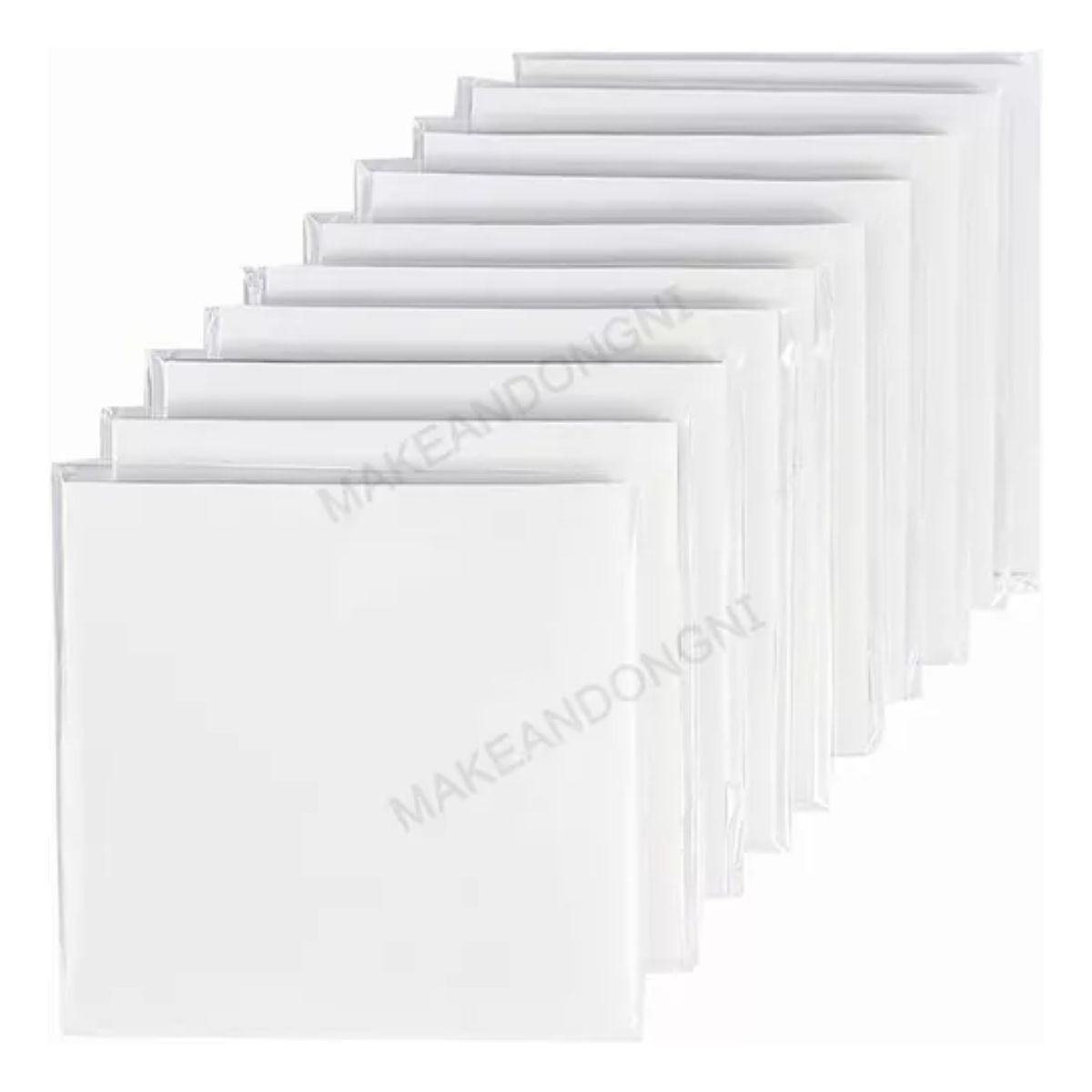 Notas Adhesivas Transparentes Plastificadas Tipo Post-it 500 pzs, Blancos Traslucidos
