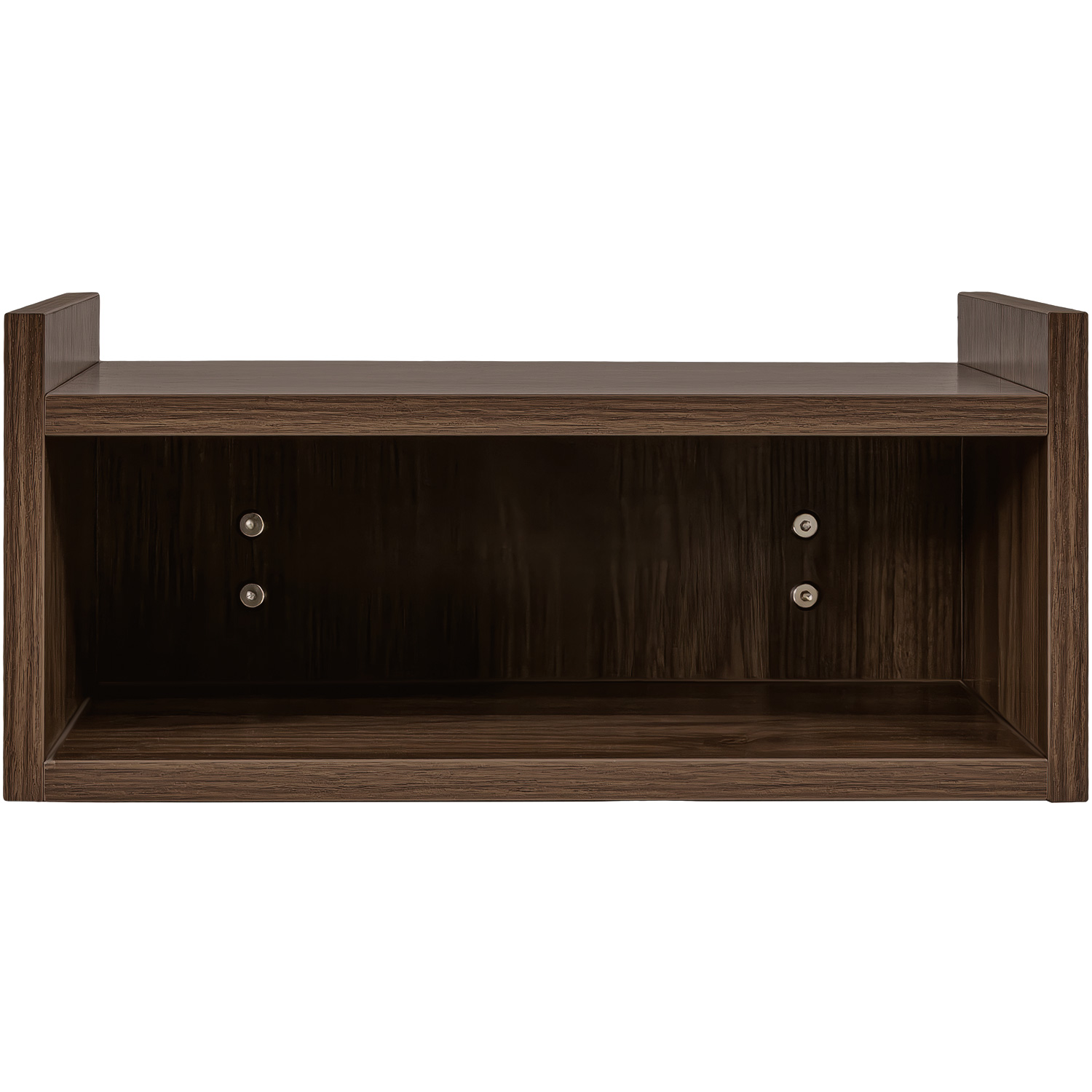 Estante Flotante Cafe Oscuro Moderno 4x30x18 Cm Laminado Madera