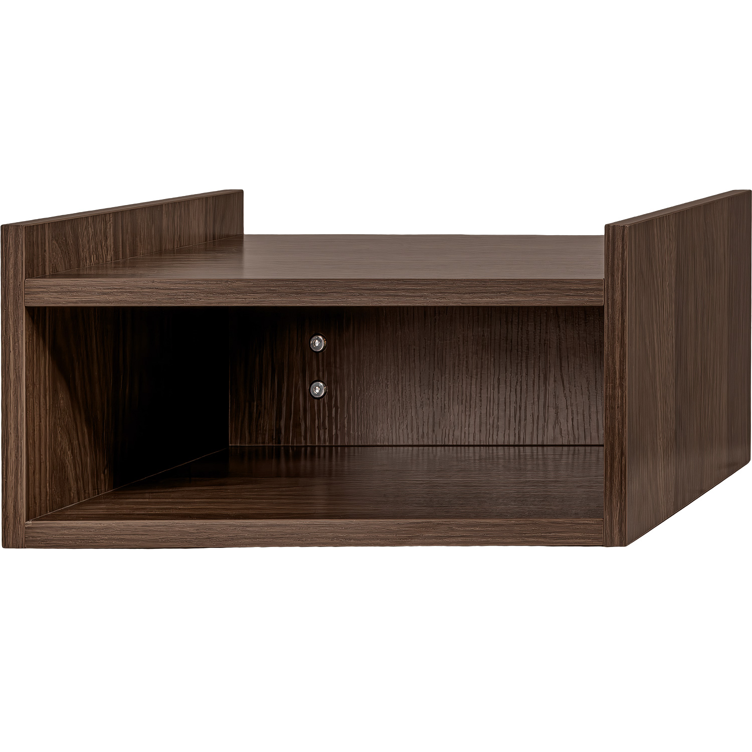 Estante Flotante Cafe Oscuro Moderno 4x30x18 Cm Laminado Madera