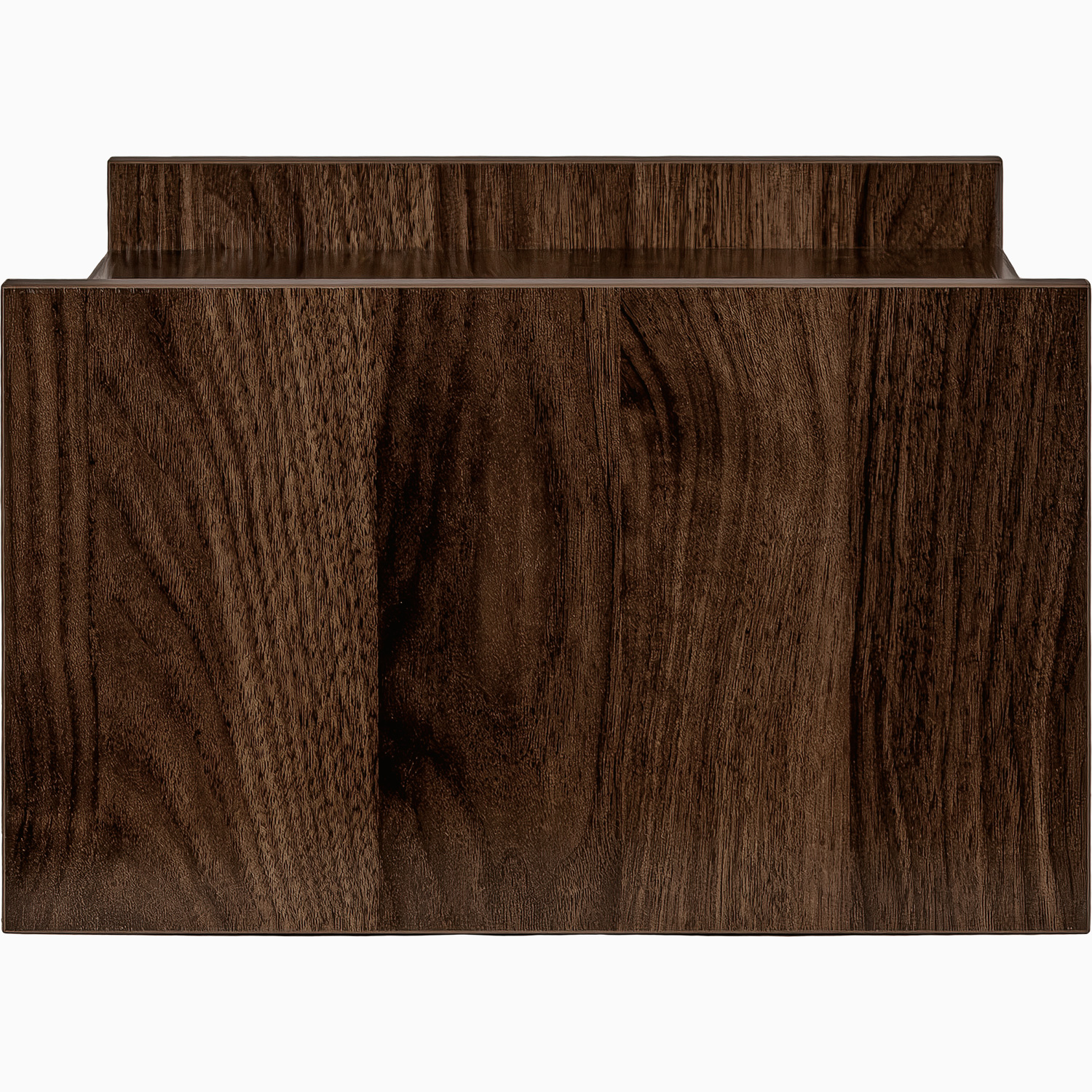 Estante Flotante Cafe Oscuro Moderno 4x30x18 Cm Laminado Madera