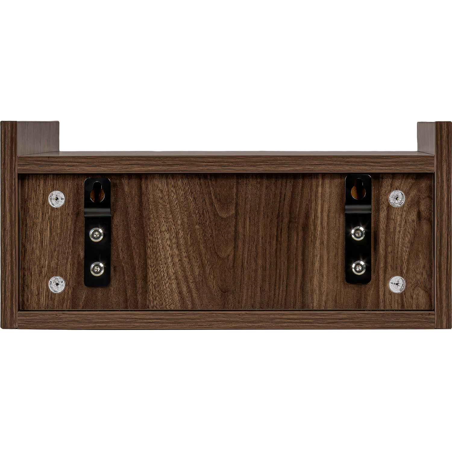 Estante Flotante Cafe Oscuro Moderno 4x30x18 Cm Laminado Madera