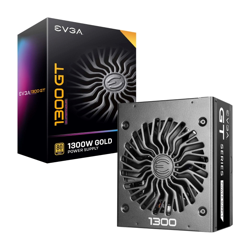 Fuente de Poder EVGA SuperNOVA 1300 GT 80 PLUS Gold, Modular, 24-pin ATX, 135mm, 1300W