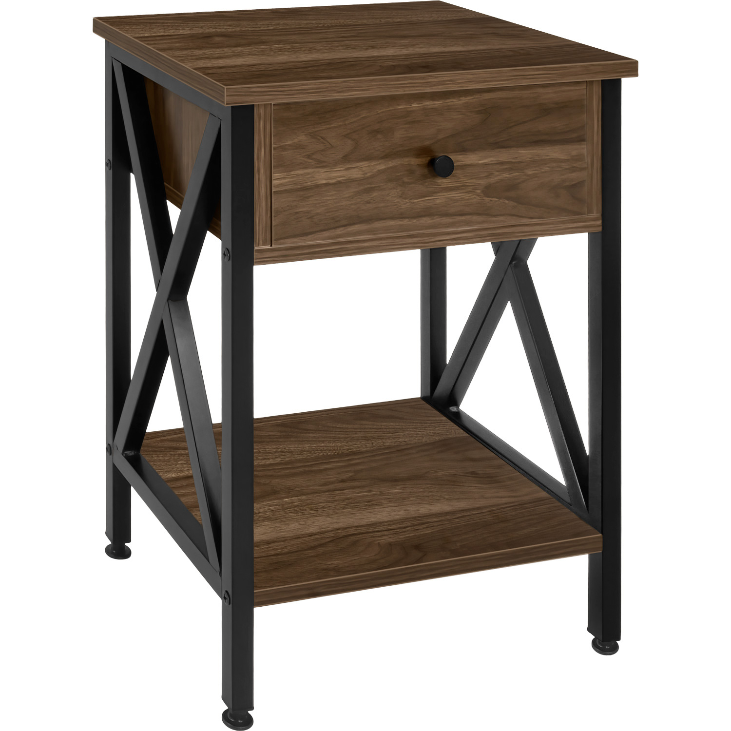 Buro Rustico Madera Cafe Recamara Habitacion Mesa De Noche