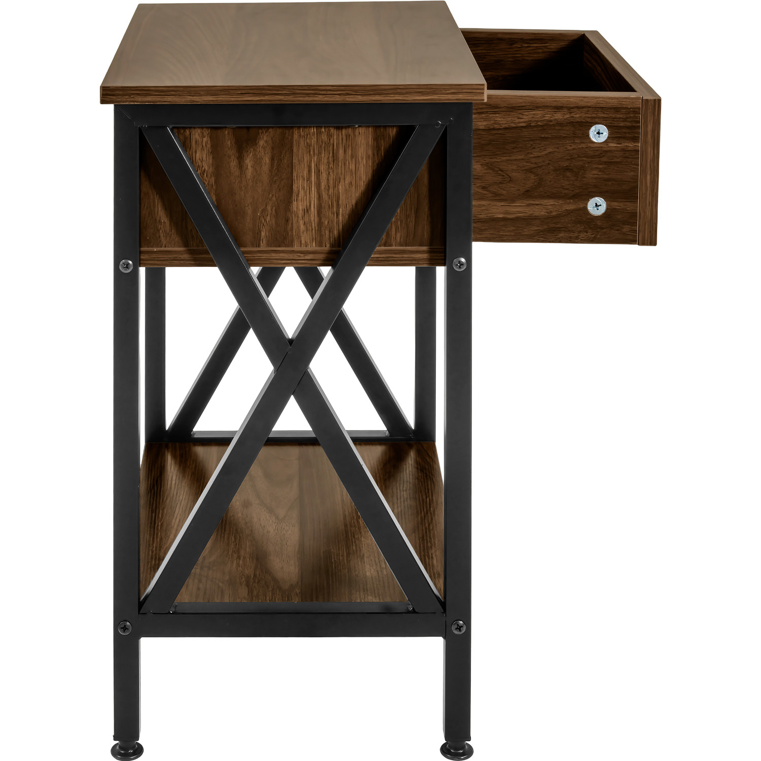 Buro Rustico Madera Cafe Recamara Habitacion Mesa De Noche