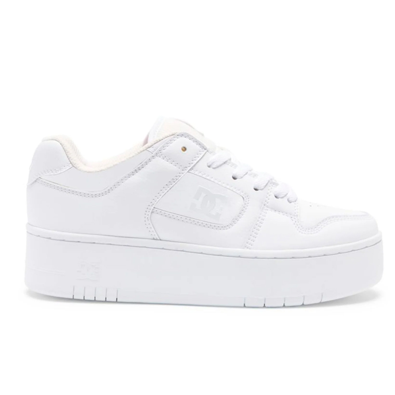 Tenis Dc Shoes Manteca 4 Plataforma Mujer Blanco