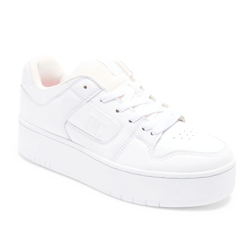 Tenis Dc Shoes Manteca 4 Plataforma Mujer Blanco