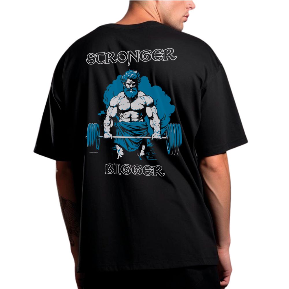 Playera Entrenamiento Zeuz stronger UNISEX Corte Oversize