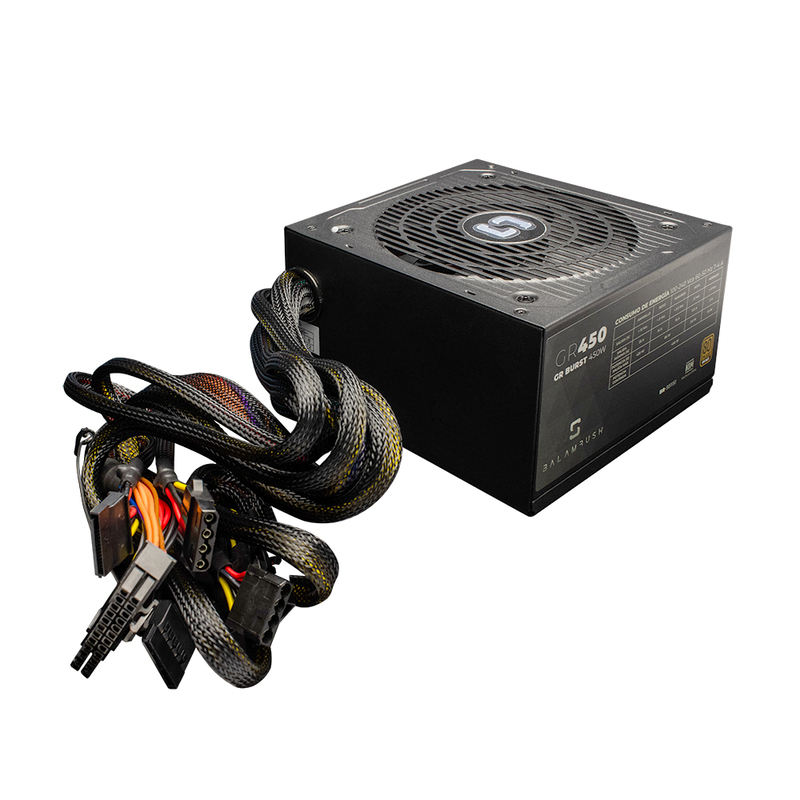 Fuente de Poder Balam Rush BR-931151 80 PLUS Bronze, ATX, 450W