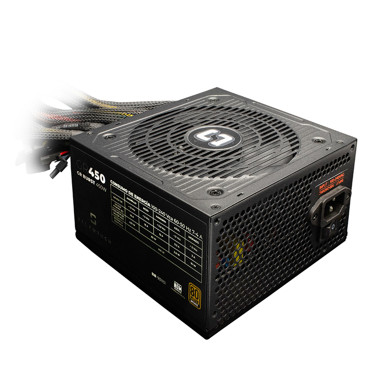 Fuente de Poder Balam Rush BR-931151 80 PLUS Bronze, ATX, 450W