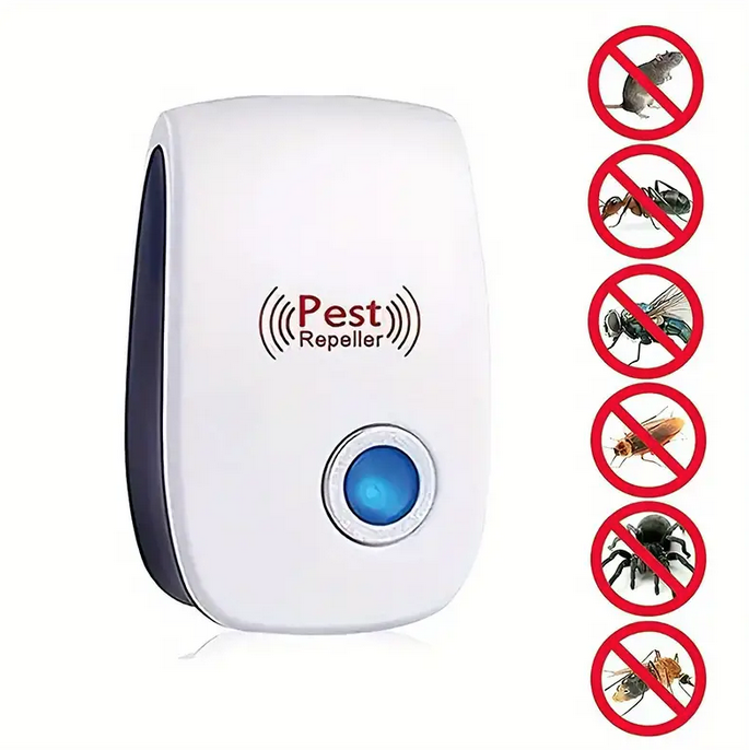 Repelente ultrasónico de mosquitos, cucarachas, ratones, etc