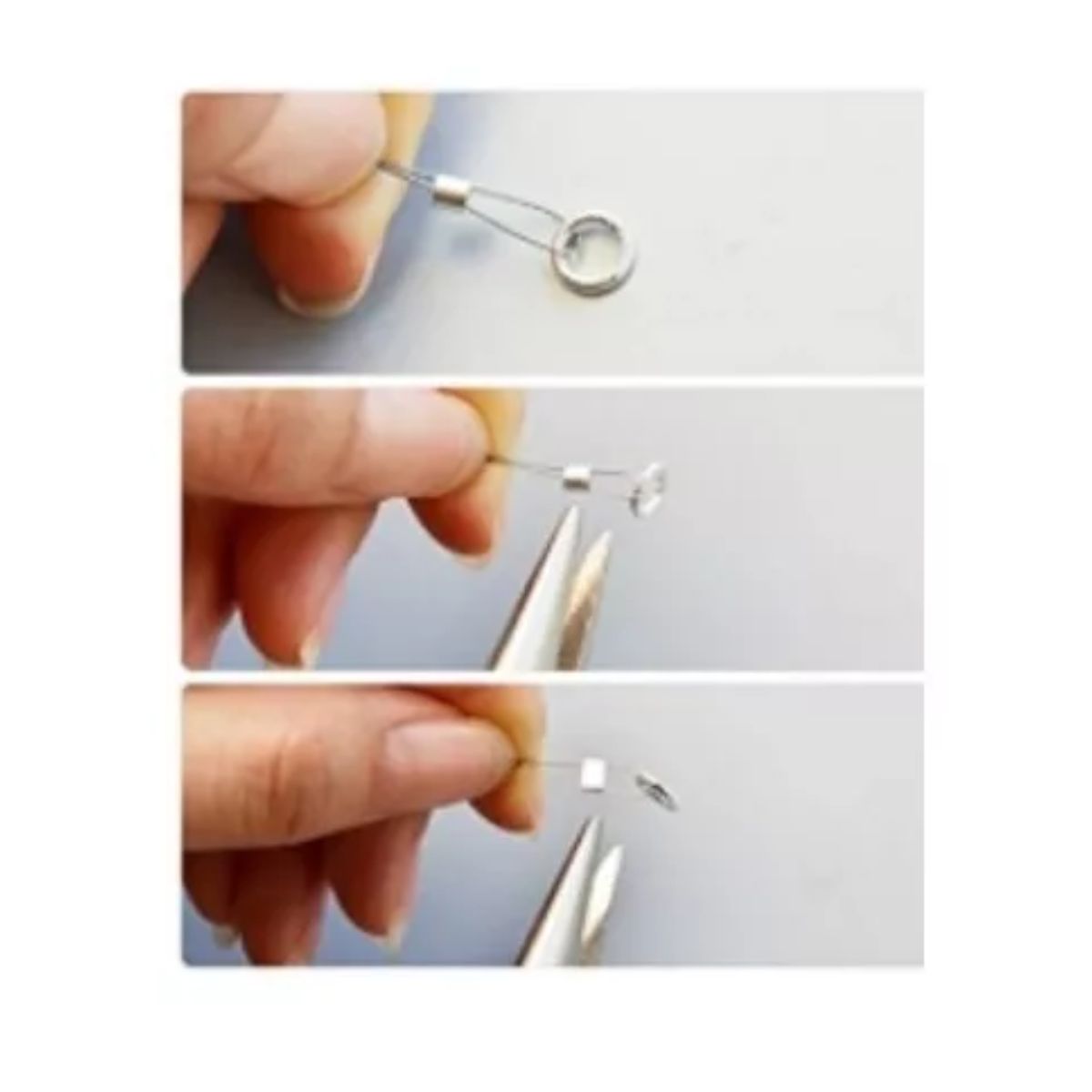 Grapa Remache 2mm Para Bisutería 200 Pz plata