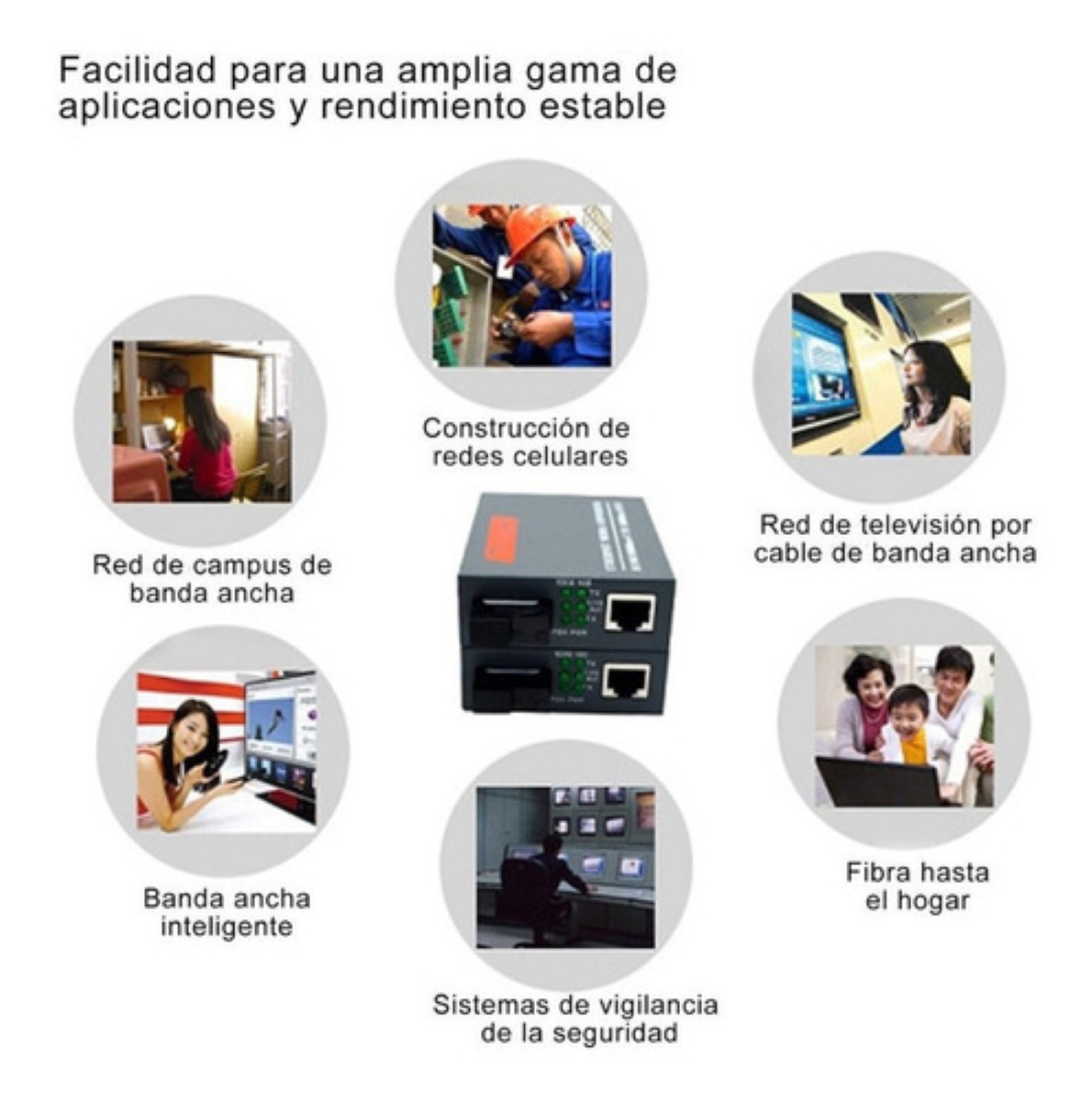 Transceptor De Fibra Óptica Htb-3100-25kmab Gris 