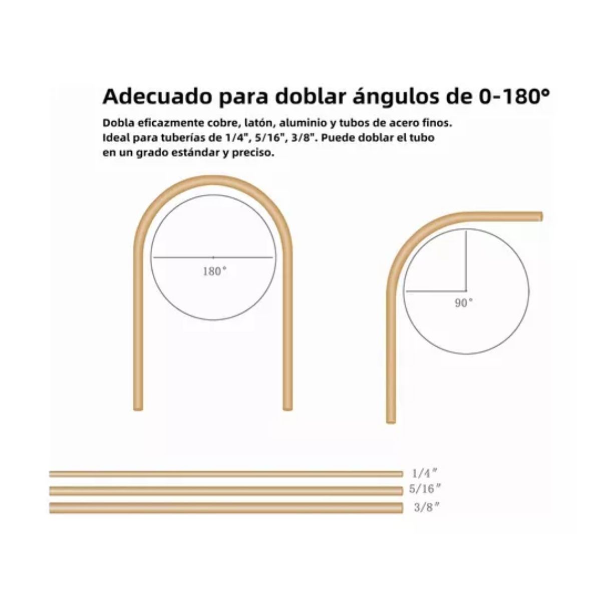 Dobladora De Tubos Cobre Aluminio 6/8/10mm+3 Destornillador rojo