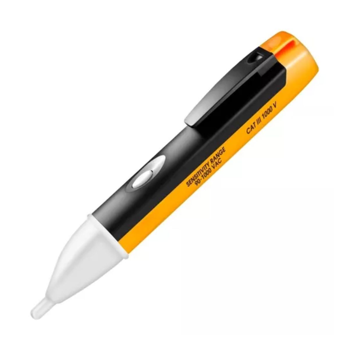 Lapiz Detector De Voltaje 90-1000 Ac Probador De Corriente naranja/negro