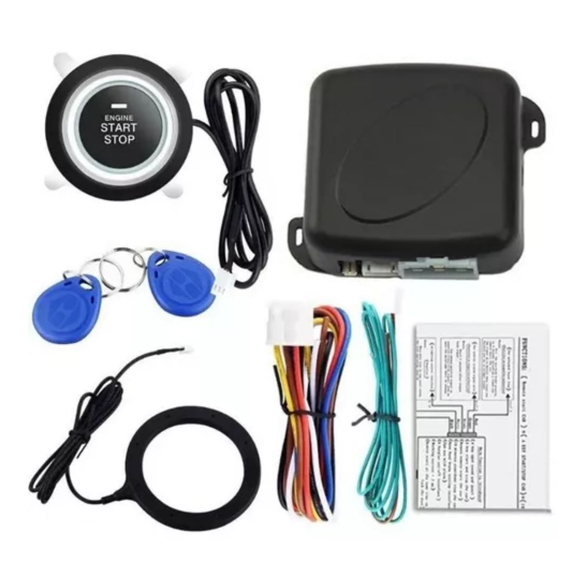 Botón De Encendido Automático Inicio Antirrobo Arranque Sin