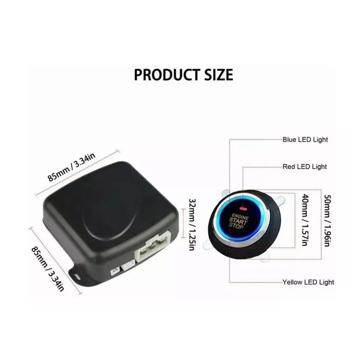 Botón De Encendido Automático Inicio Antirrobo Arranque Sin