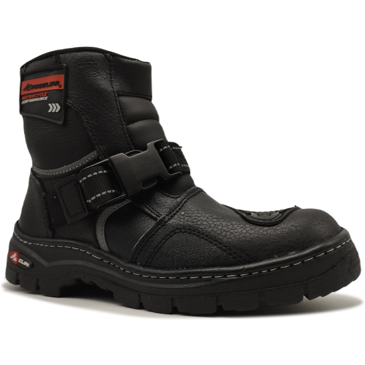 Botas Biker Hombre Motociclista Piel Costurada Cliff 110