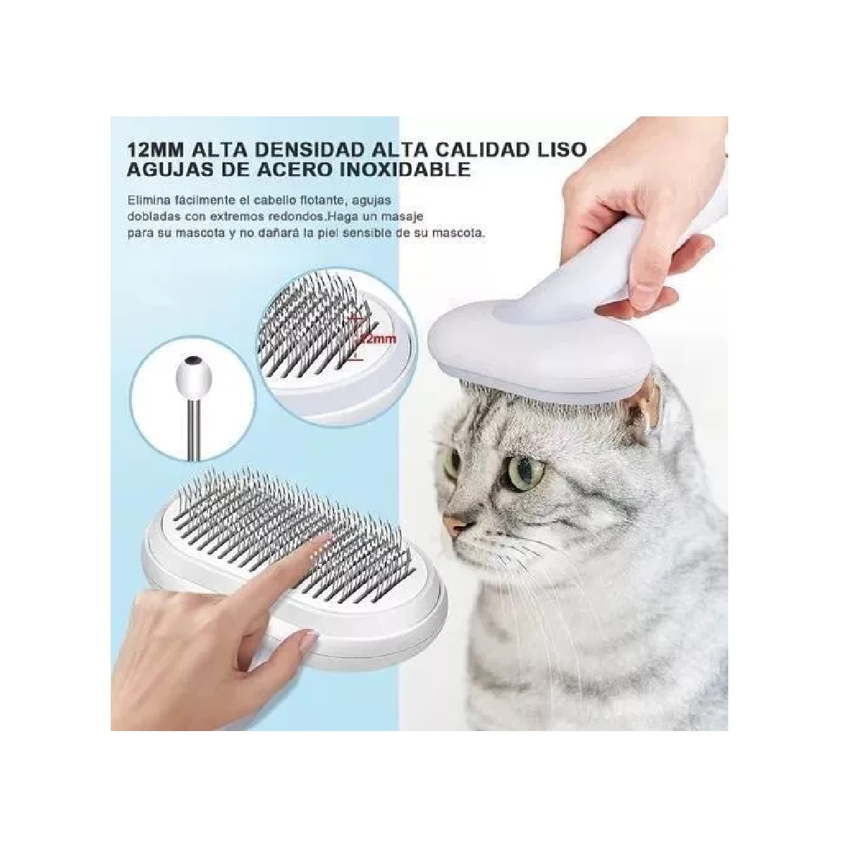 Cepillo Para Perros Y Gatos 5 En 1 Peine Para Mascota