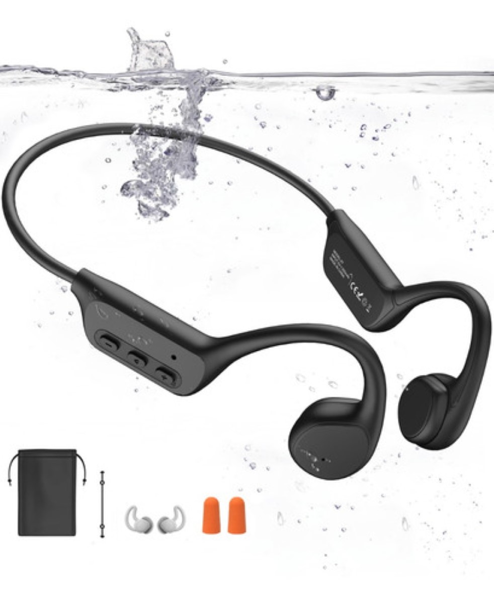 Auriculares Bluetooth De Oído Abierto, IP68 Impermeable Batería De