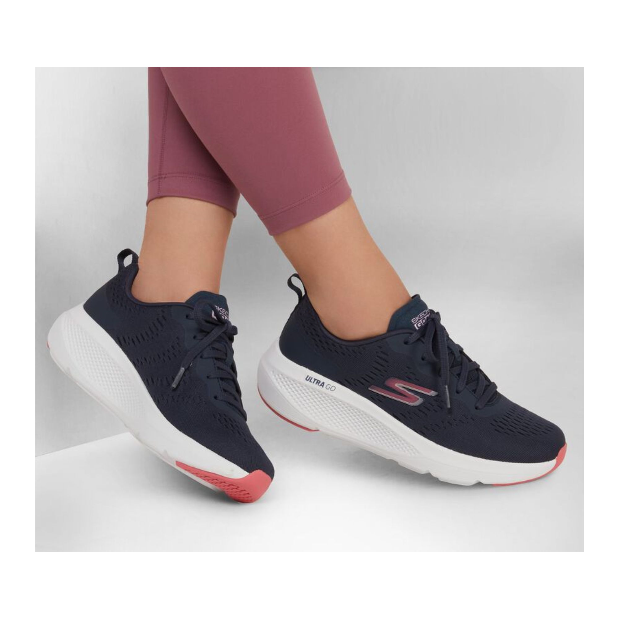 Tenis Skechers GO RUN Elevate Azul Marino Dama Originales 128319NVY