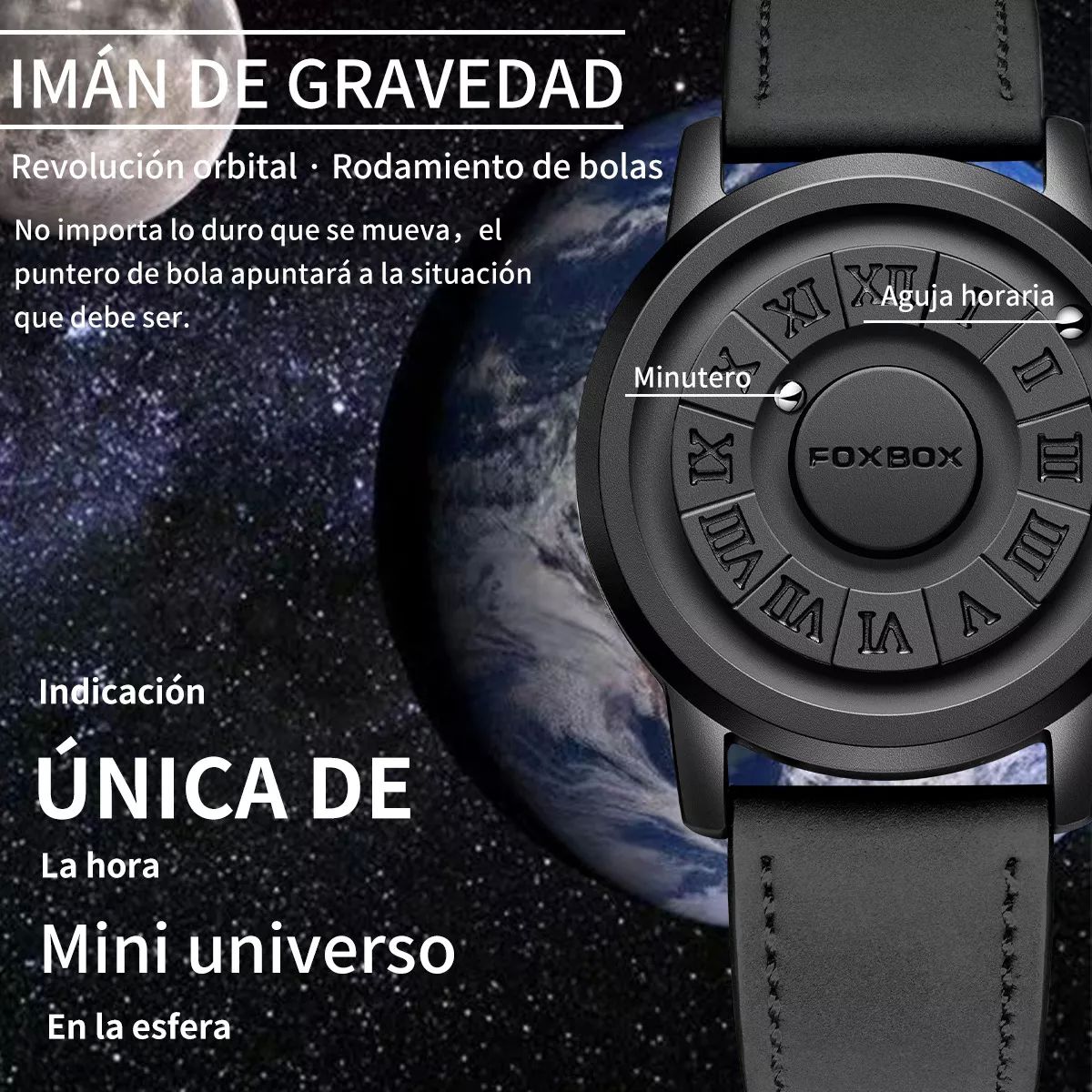 Reloj De Cuarzo Para Hombre, Moderno, Con Forma De Bola, Est