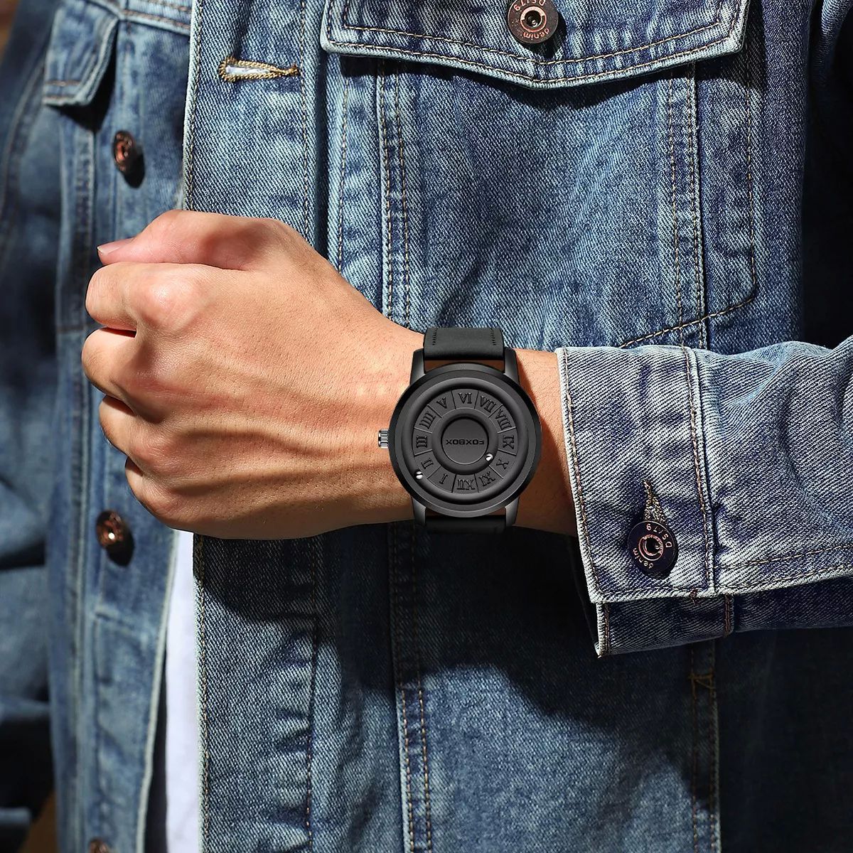 Reloj De Cuarzo Para Hombre, Moderno, Con Forma De Bola, Est