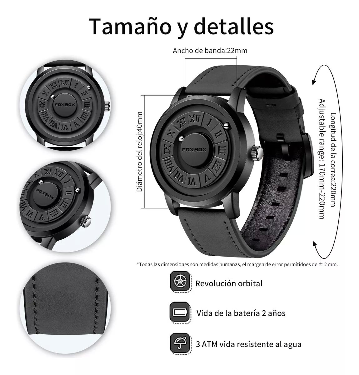 Reloj De Cuarzo Para Hombre, Moderno, Con Forma De Bola, Est