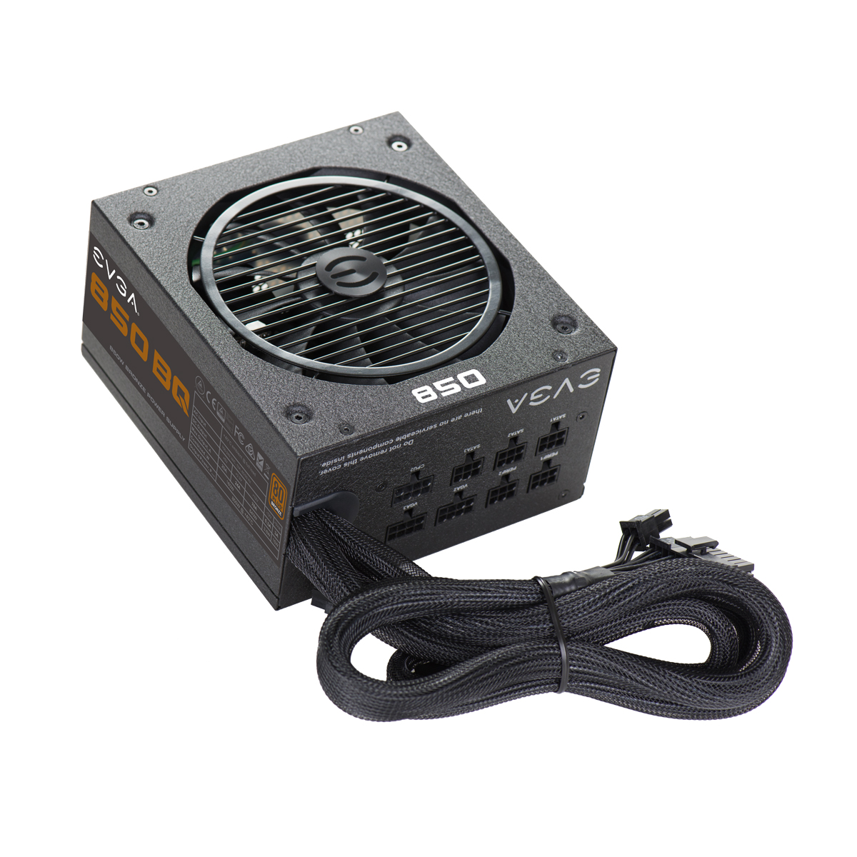 Fuente de Poder EVGA 850 BQ 80 PLUS Bronze, ATX, 24-pin ATX, 850W