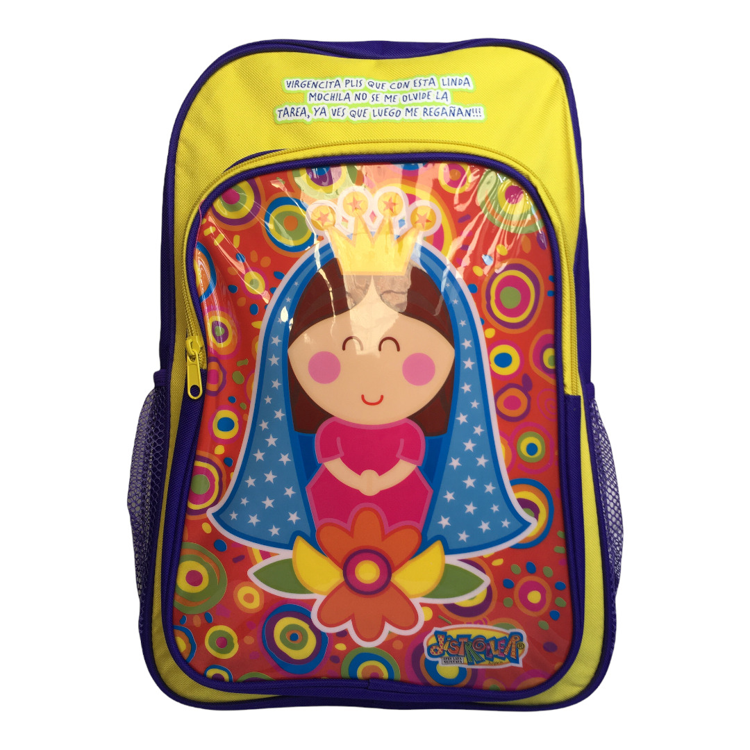 Mochila Escolar Distroller Virgencita Db35