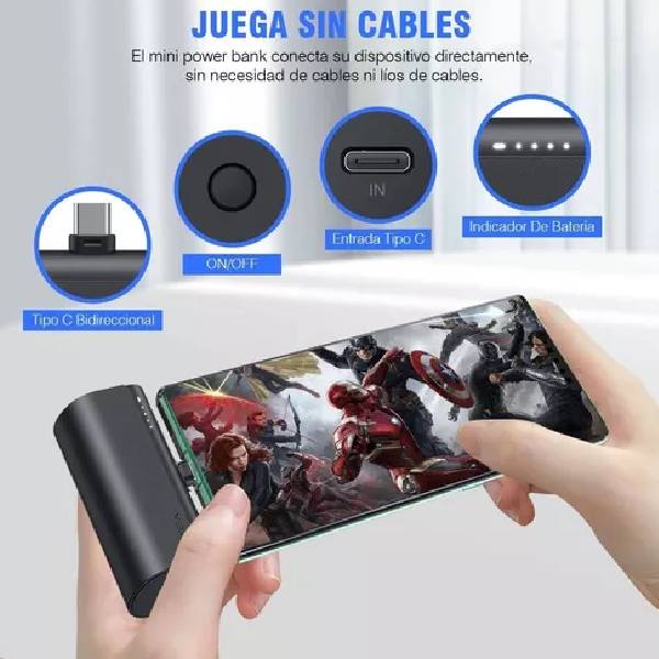 POWER BANK 5000mAh Negro - Chollomoviles