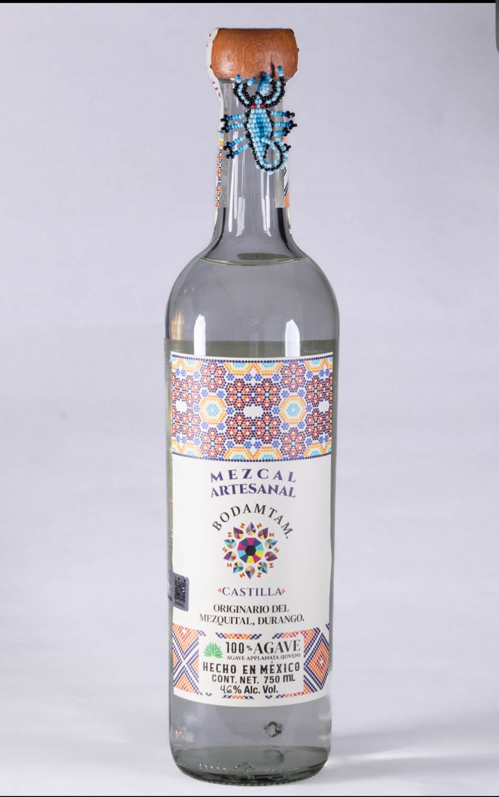 Mezcal Bodamtam Castilla Joven 750 ml 46% Alc. Vol.