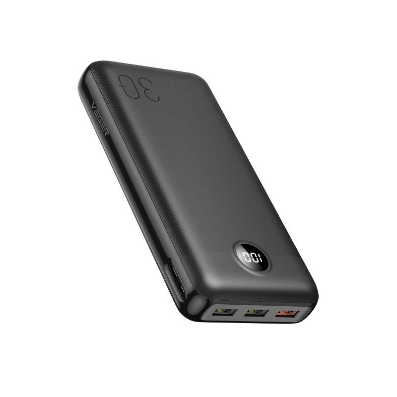 Power Bank VEGER 30000 mAh 20W Carga rápida
