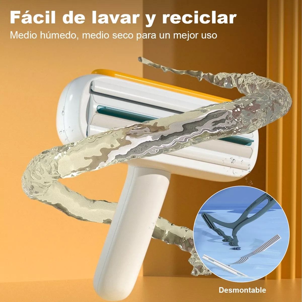 Rodillo Quita Pelusas Pelo Removedor Mascota Alfombra Hogar