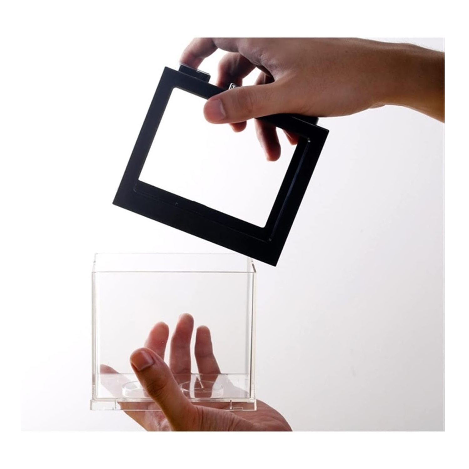 Mini Pecera Para Pez Beta Kit Completo Acuario Con Luz Blanco